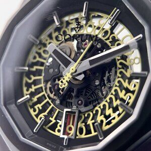Corum Admiral 45 stainless Steel Skeleton Dial 45mm Automatic Men's Watch 1.0125